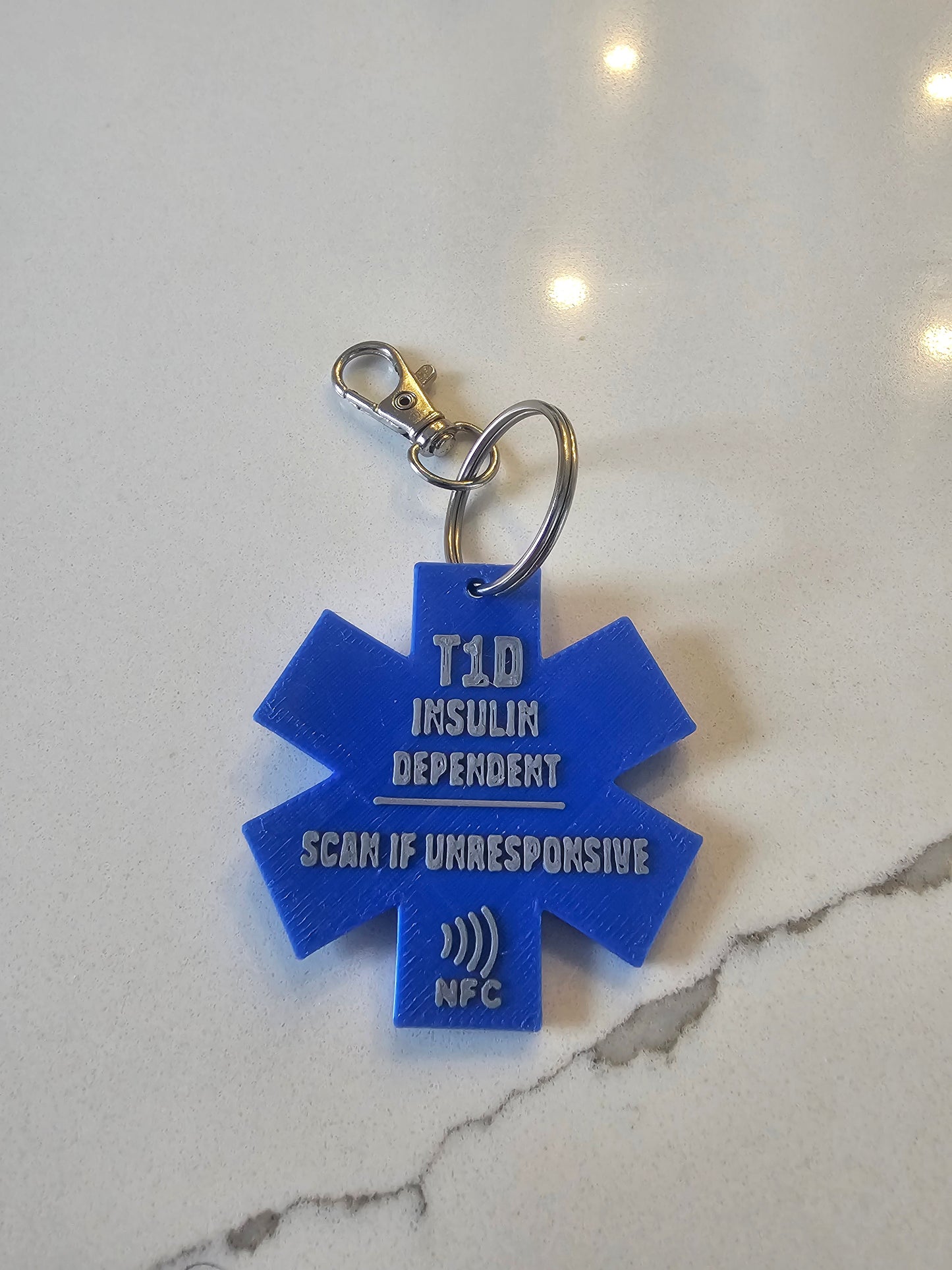 Type 1 Diabetes NFC Medical Alert